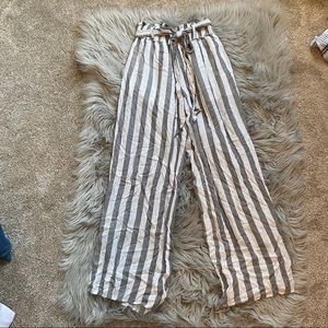 Striped flowy pants. Only worn once